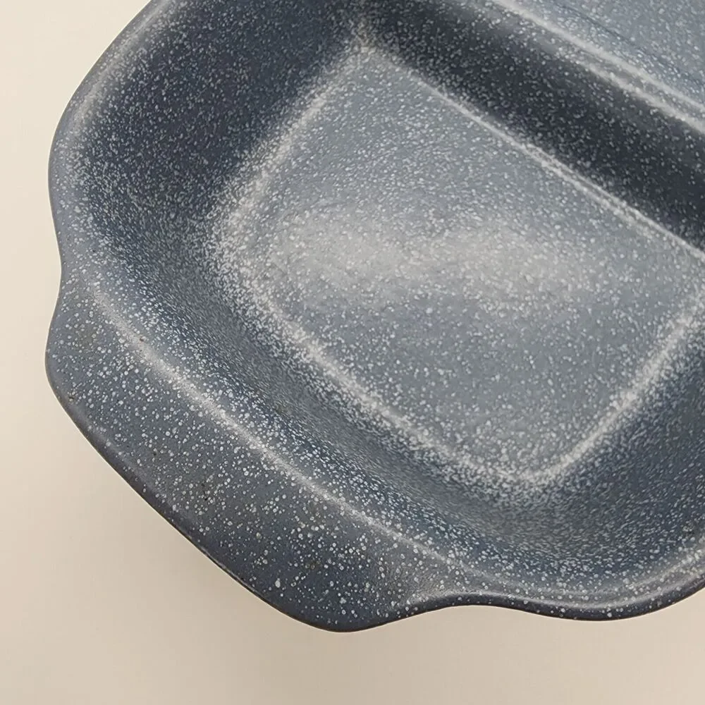 Azul Portugal Speckle Blue Casserole Dish Ceramic Bakeware WSP 12x6.5